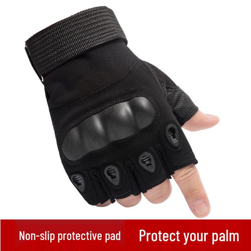 Unisex Tactical Gloves - Outdoor Protective, Full & Half Finger, Anti-Slip, Wear-resistant for Cycling & Military Fans