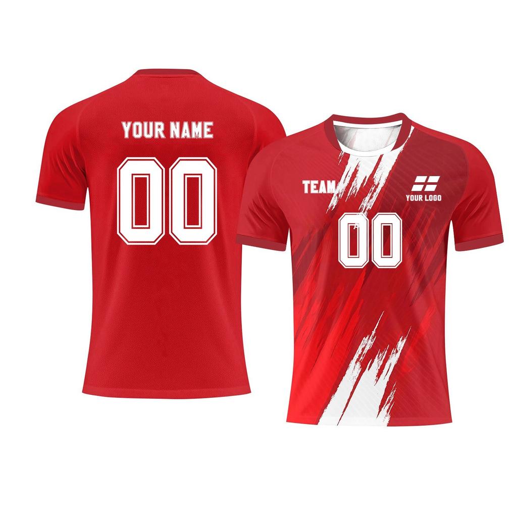 Personalised Tops Shirts Mens Girls With Name Number Custom Football Jerseys For Boys Training Suit