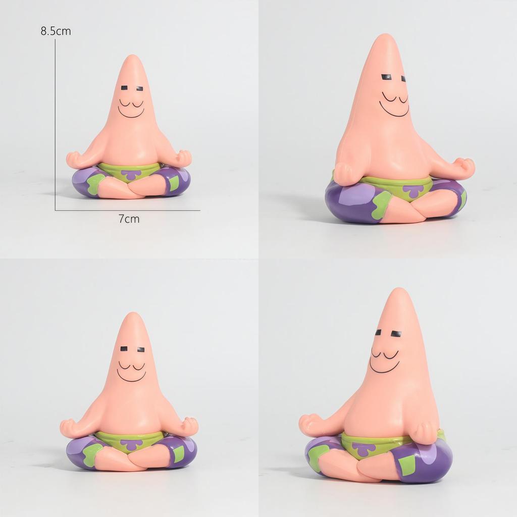 Spongebob Squarepants Patrick Star Pvc Car Rear Decor Creative Spongebob Figure For Car Interior