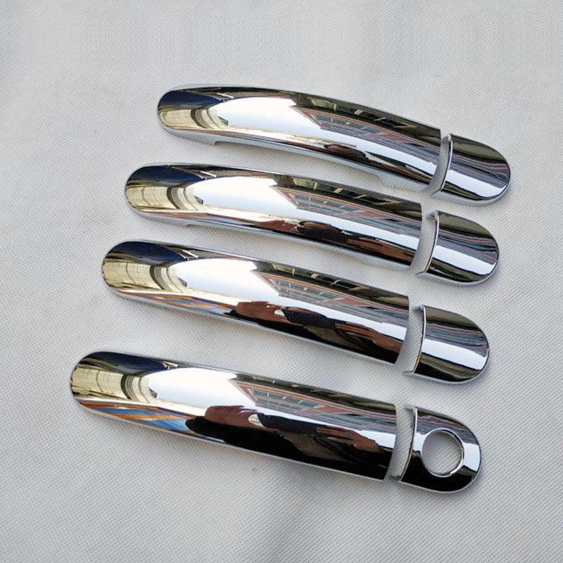 Cache-poignée de porte chromé pour Seat Ibiza 6l 6j Mk3 Mk4 Style de voiture Accessoires automobiles Plastique ABS