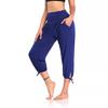Fashion Personality Punk Elegant Women's Yoga Pants Loose Comfort and Casual Cropped Pants Knitting Jogger Pants