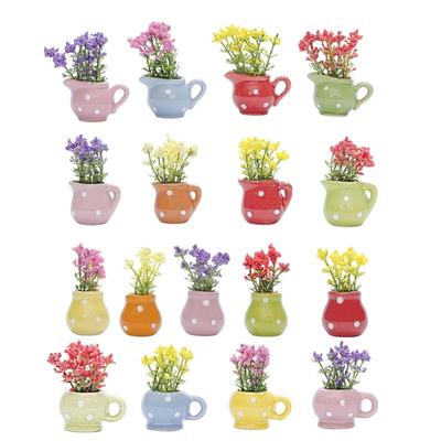 Ceramic Fridge Magnetic Small Vase   Flower Vase Sticker Maintenance Creative  Project
