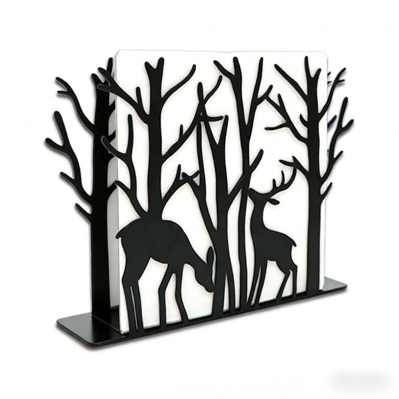 Living Room Bedroom Dining Room Special Simple Modern Creative Animal Forest Iron Art Metal Tissue Box Napkin Holder