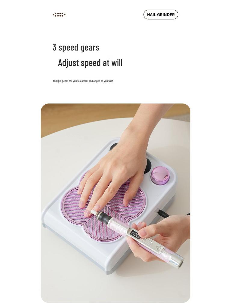 2-in-1 Elektrischer Nagelknipser & Polier-/Härtungs-LED-Lampe