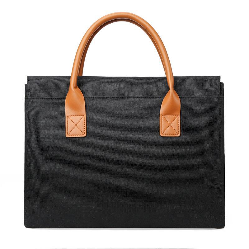 15.6-Inch Business Laptop Bag with Logo - Briefcase & Handbag Combo