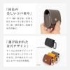 [Dom Teporna] Genuine Leather Earphone Case for Soundcore Liberty 4 and Anker, Full Protection, Scratch Resistant, Stylish, with Carabiner, Button Clo