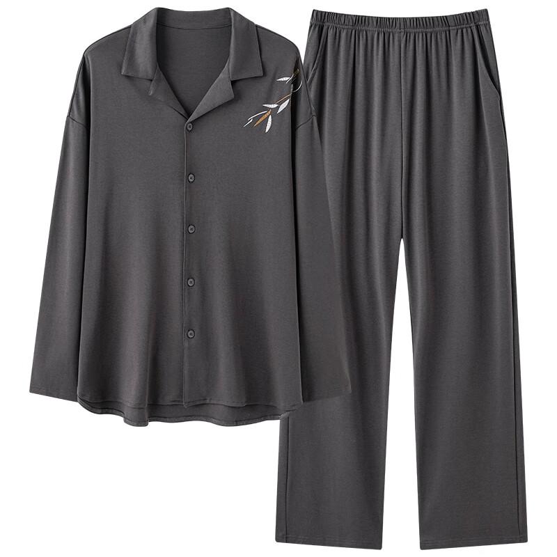Caramea Knit Cotton ong Seeve oungewear Set Pajamas Wearabe Outside 2025 New Coupe Pajamas