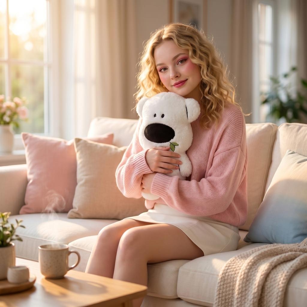 Doll Machine Same Cartoon Plush Doll Cute Bear Doll