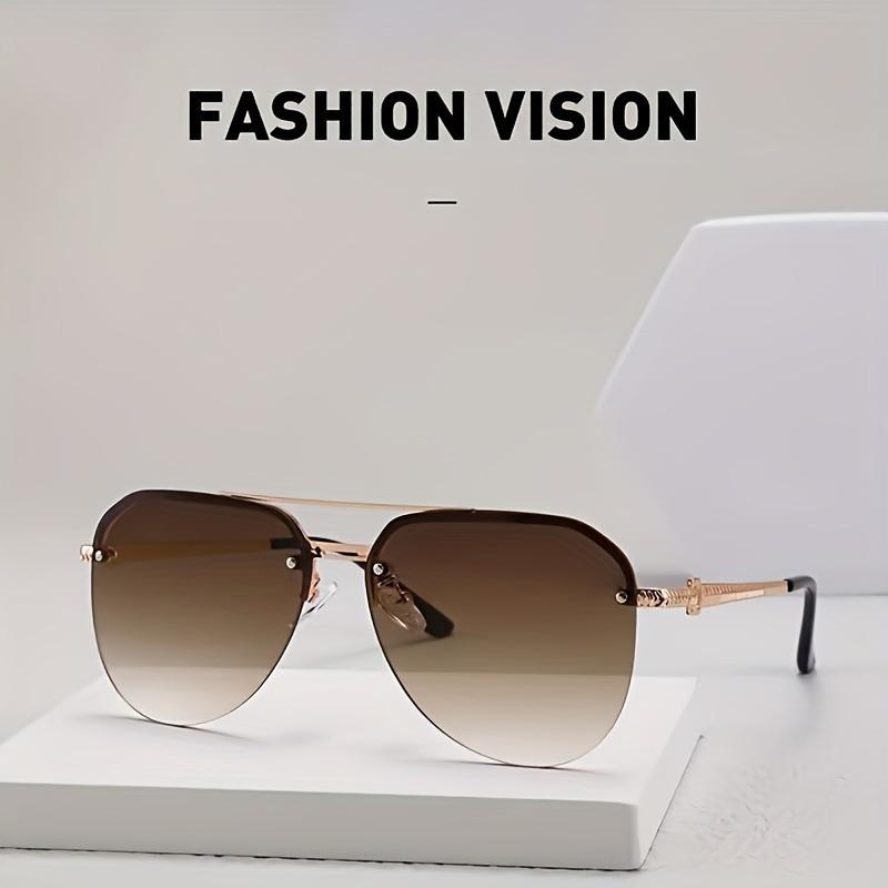 Double Beam Frame Fashion for Women Men Anti Glare Sun Shades for Driving Beach Travel