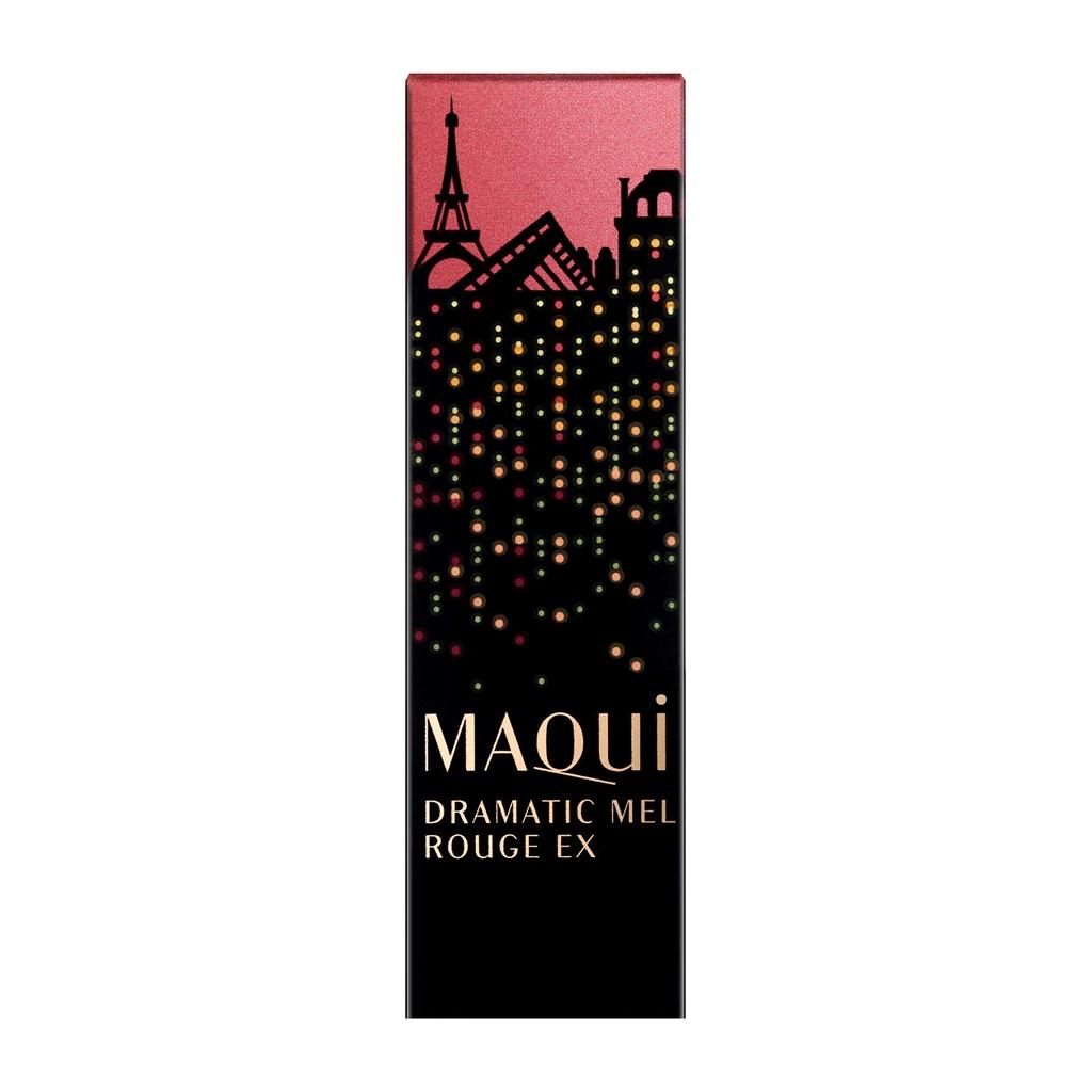 Maquillage Dramatic Rouge EX Aurora Illumination Color 40 Paris Dark 4g Lipstick, Red, (x 1)