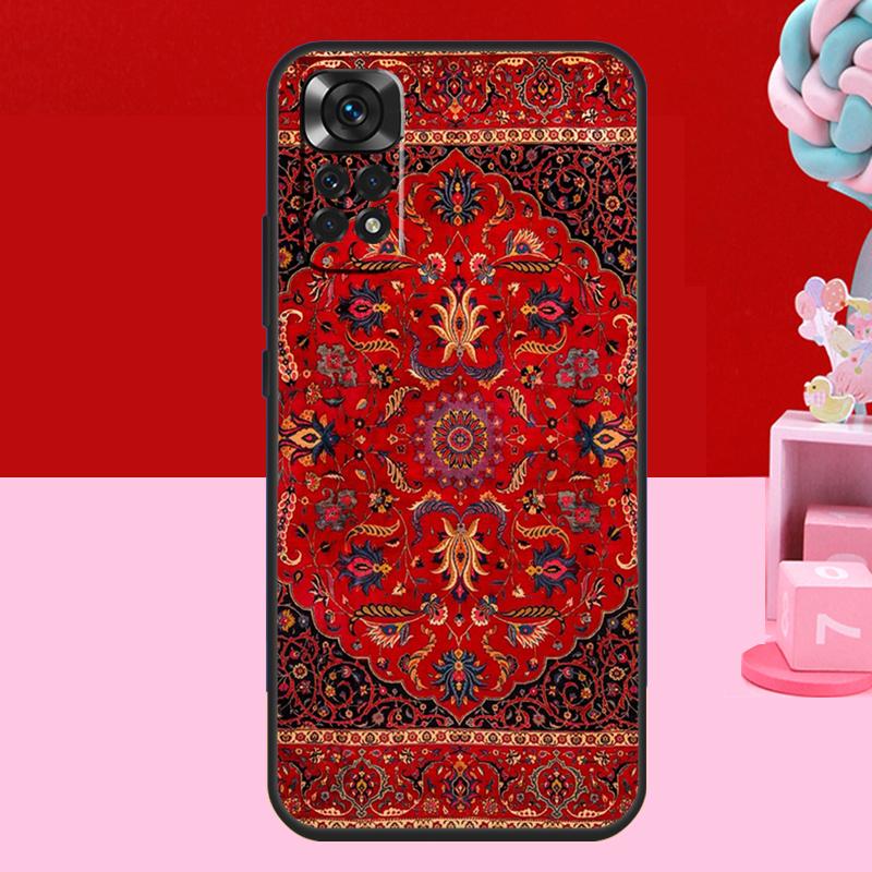 Persian Rug Art Case For Xiaomi Redmi Note 11 10 12 13 14 Pro 11S 12S Redmi 15 C 14C 10C 12C 13C Soft Cover