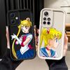 Phone Case for Xiaomi Redmi Note 12s 13 14 Pro Plus 11s 10 11 12 Pro Soft Cover Cartoon Sailor Moon