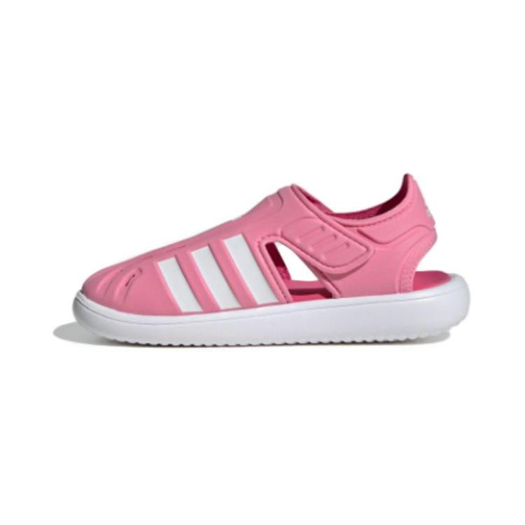 Adidas Закрытые Водные Сандалии с Амортизацией, Износостойкие Детские Сандалии Розовые Дошкольные IE0165 33