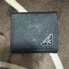 Used Saffiano Leather Trifold Wallet Black