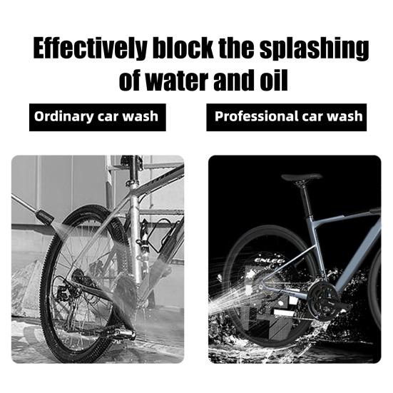 Fahrradwaschabdeckung Faltbar Leicht Kettenspritzschutz Rennrad Mountainbike Waschen Rad Bremsscheibe Schutzblech