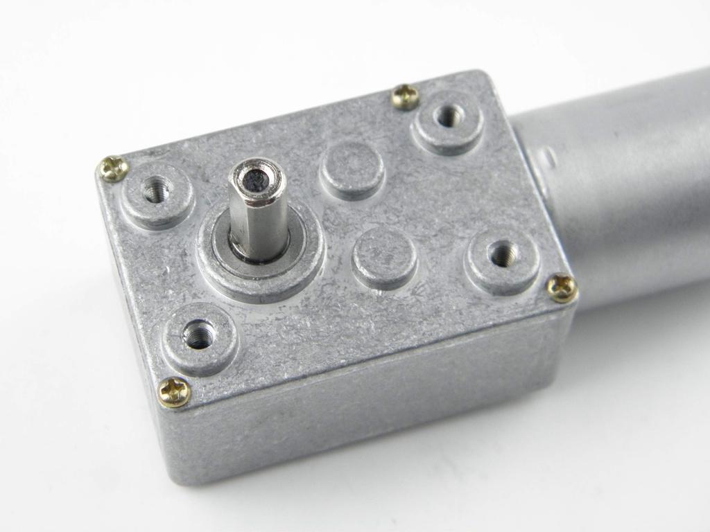 Motore DC con Riduttore a Vite senza Fine CHANCS 370WG 12V DC 160 Giri/min Reversibile per Fai da Te Mini Motore Ridotto Autobloccante