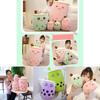 Adorable Bubble Tea Boba Cup Plush Pillow Cushion For Cozy Softness In 4 Sizes