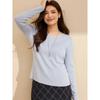 [Soft and Breathable Pullover Knitwear] Xianlixiu Plus-Size Women's Simple and Comfortable Top for Plus-Size Women, New Spring Clothing