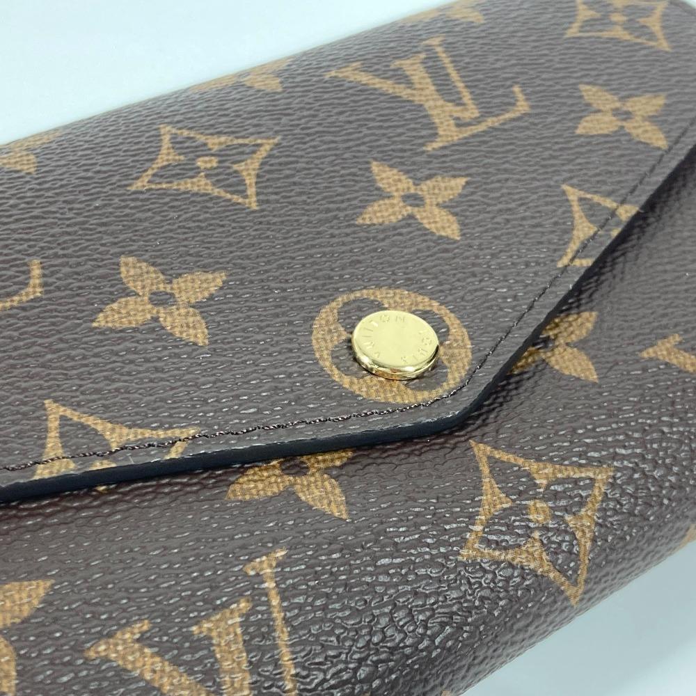 Louis Vuitton M83580 Monogram Portefeuille-Sarah NM bifold Long Wallet