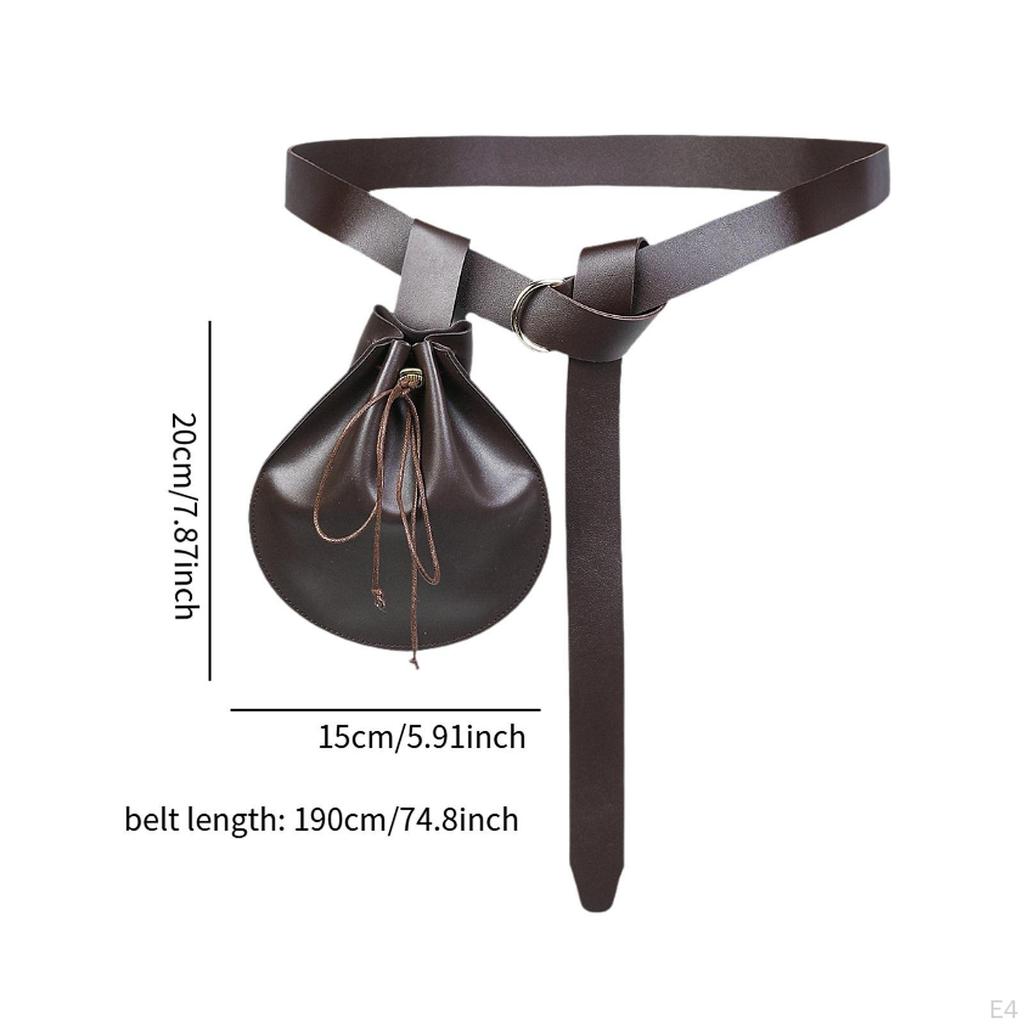 Belt Pouch Waist Bag Medieval for Role Play Cosplay