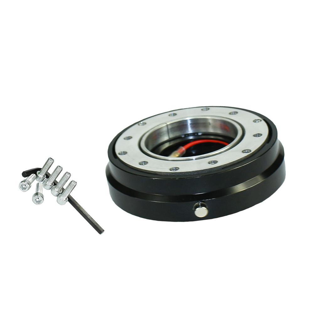 Car Steering Wheel Fast Release Thin Hub Adapter Replacement Silver