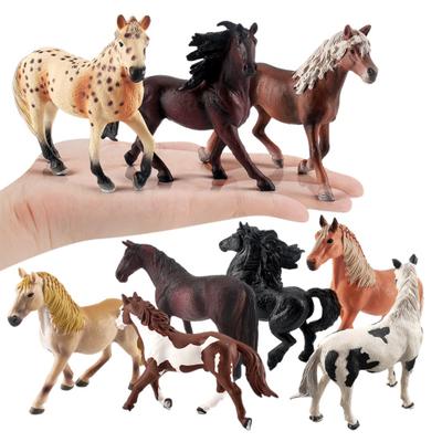 Simulační model koně Realistická figurka koně Socha Socha Domácí kancelář Dekorace na stůl Ornament Dětská vzdělávací zvířecí hračka