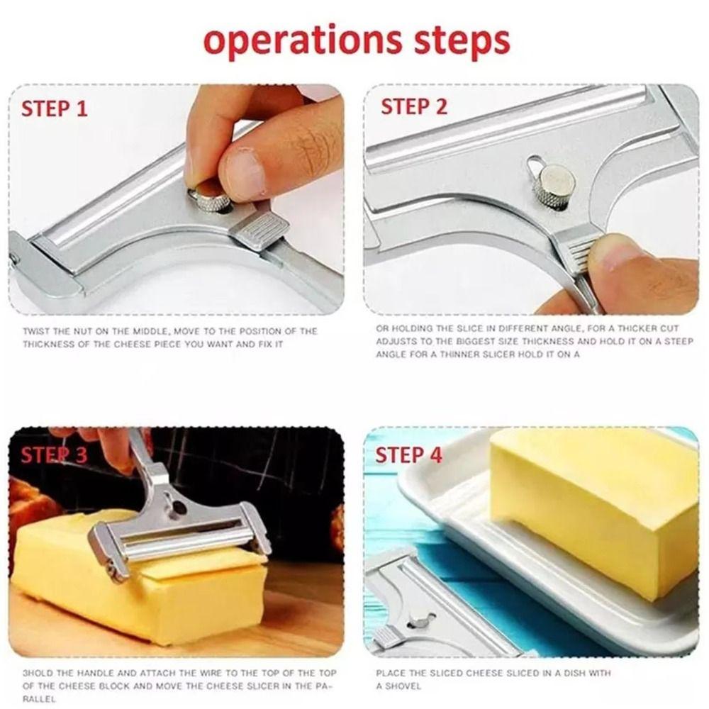 Aluminum Zinc Zinc Alloy Cheese Grater Sturdy Butter Scraper Slicing Tool Cheese Slicer  Butter