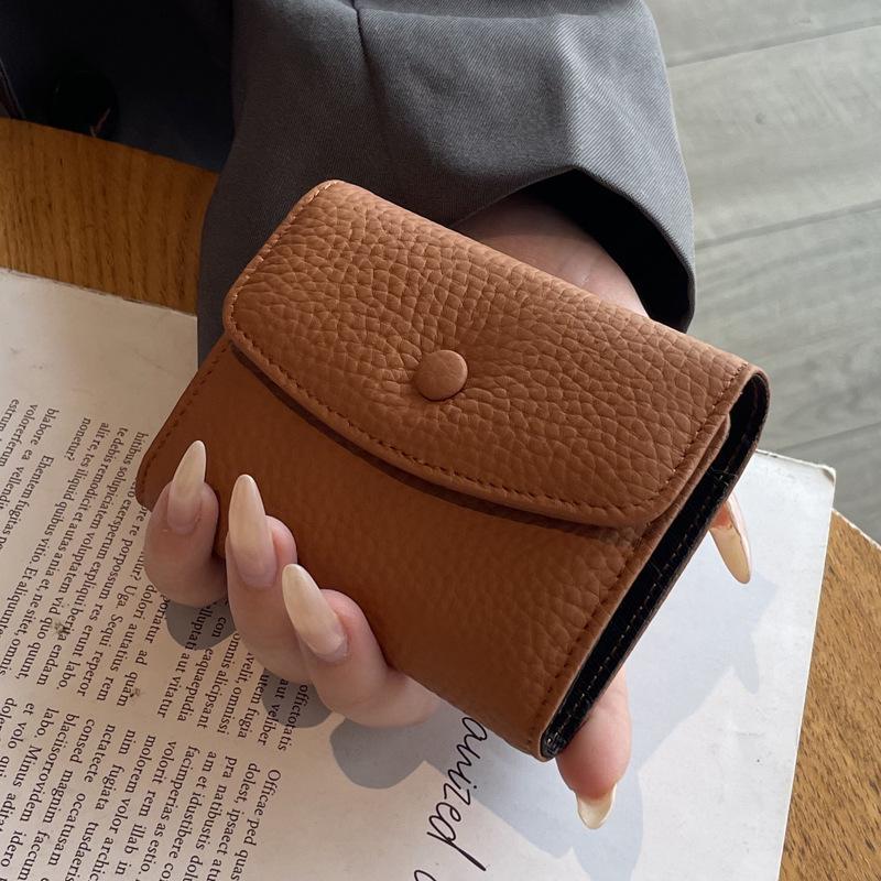 Genuine Leather Accordion Card Holder for Women - Compact, Anti-Demagnetization, Multi-Card Slots, Driver's License, Document Organizer
