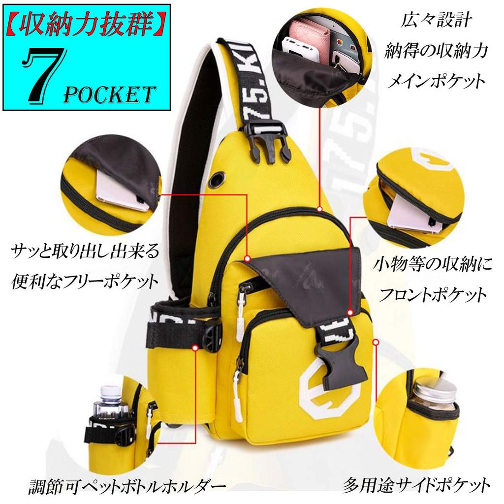 Honesty Mouth One-Shoulder Bag, Crossbody Bag, Multi-Function Backpack (11: Black (USB Included))