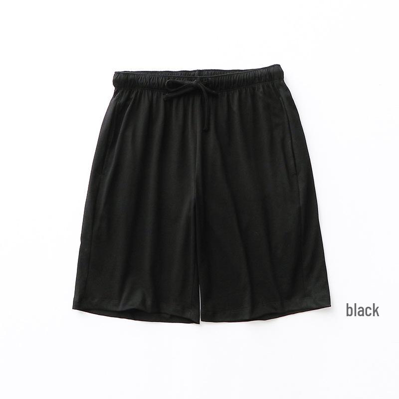 Men's Casual Summer Cotton Drawstring Shorts - Breathable, Loose-Fit Outdoor Wear