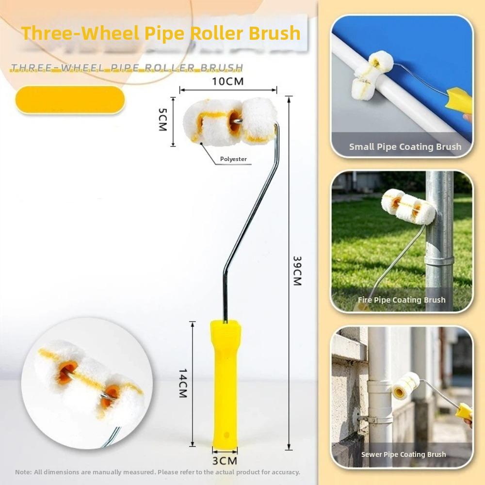 Multifunctional Paint Roller Brush Ergonomic Handle Corner Edger Paint Roller Indoor DIY Project