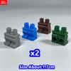 Ungiftig 8 Stück Moc Steine 17mm Hose Bewegliche Kurze Beine 970Cm00 Körperteil Tragen Modell Actionfigur Zusammenbauen Bausteine Spielzeug Geschenke