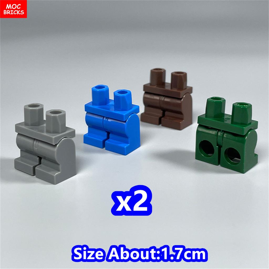 Ungiftig 8 Stück Moc Steine 17mm Hose Bewegliche Kurze Beine 970Cm00 Körperteil Tragen Modell Actionfigur Zusammenbauen Bausteine Spielzeug Geschenke