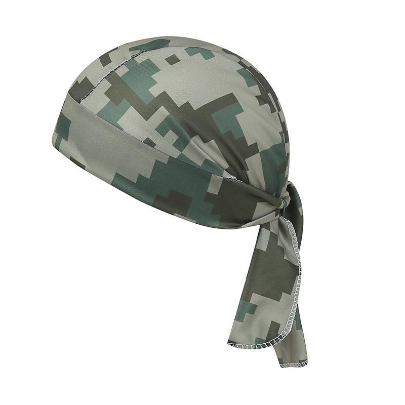 Camouflage Outdoor Radsport Kopftuch: Atmungsaktive, bedruckte Überziehmütze für Sonnenschutz