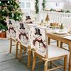 2/4/6pcs/set 45x55cm Christmas Snowman Chair Cover Table Decoration Dining Seat Chair Covers Dining Room Bar Party Banquate