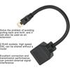 Adaptateur répartiteur RJ45 - AIMOONSA - 1 mâle vers 3 femelles - CAT8 - 24 cm - Or 8 broches