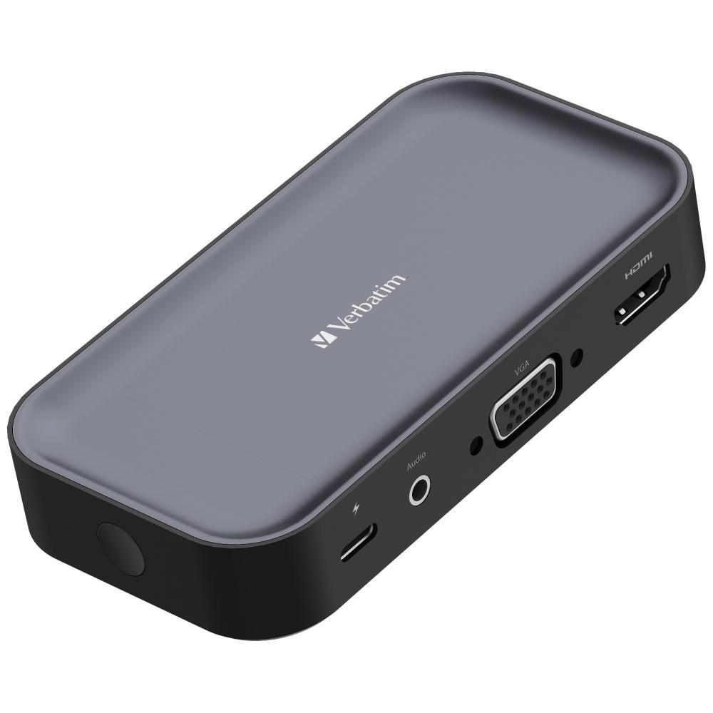 Verbatim Wireless Image Transmitter 1080P Share My Screen Black 32146