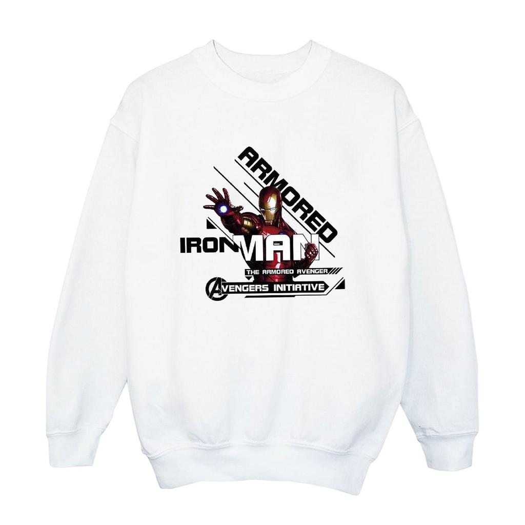 Marvel Boys Avengers Iron Man Armored Avenger Sweatshirt