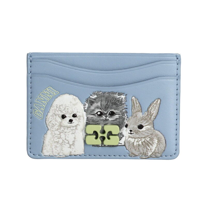 

Ganni GANNI Card Holder Animal Graphic A6771 326 A6771 326