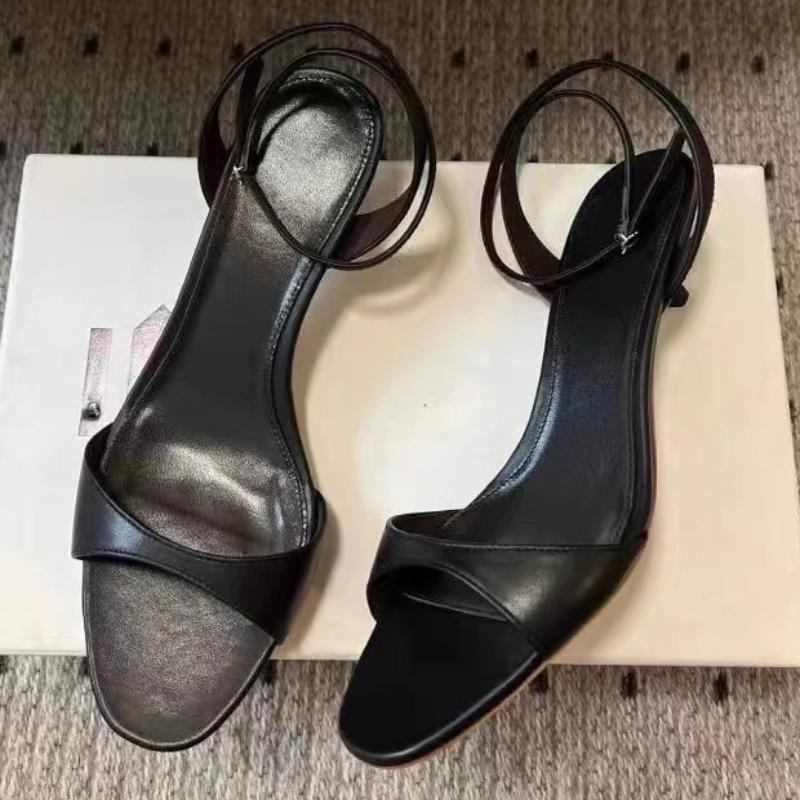 Fashion Summer Sexy Open Toe High Heel Sandals Women Fashion Round Toe Ankle Strap Slide Sandals Elegant Comfort Kitten Heel Party Pumps