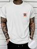 Unisexs Summer Comfort Roundneck Shortsleeve Tshirt Lightweight Breathable Fabric Pirate Print Tshirt Casual Shirt