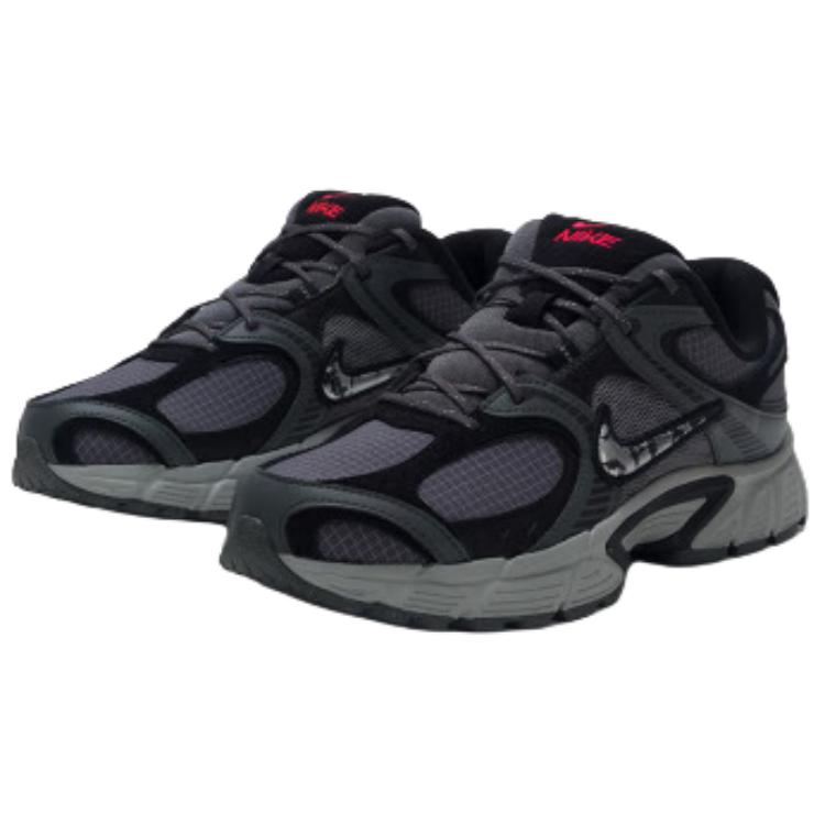 New Nike V5 RNR Cushioning, Breathable, Lightweight Low Top Chunky Sneakers Men's Black IM6769-068