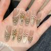 Cat's Eye Wearing Nail Pure Hand-made Nail Piece Fake Nail Wearing Nail Piece Advanced Sense Thin Dog Long