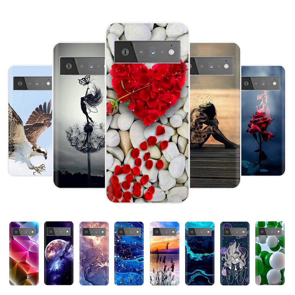 For Google Pixel6 Pixel 6A Case Silicone Back Cover Pixel7 Phone Case for Google Pixel 6 Pro 7 Cases Soft bumper coque Housing