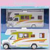 Alloy Large Travel Rv Truck Toy Model With Sound Light For Kids Play