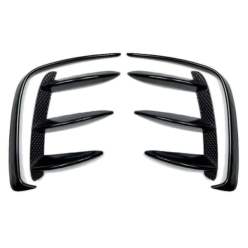 Gloss Black Rear Bumper Vent Canard Spoiler For Mercedes Benz W176 A200 A250 A260 A45