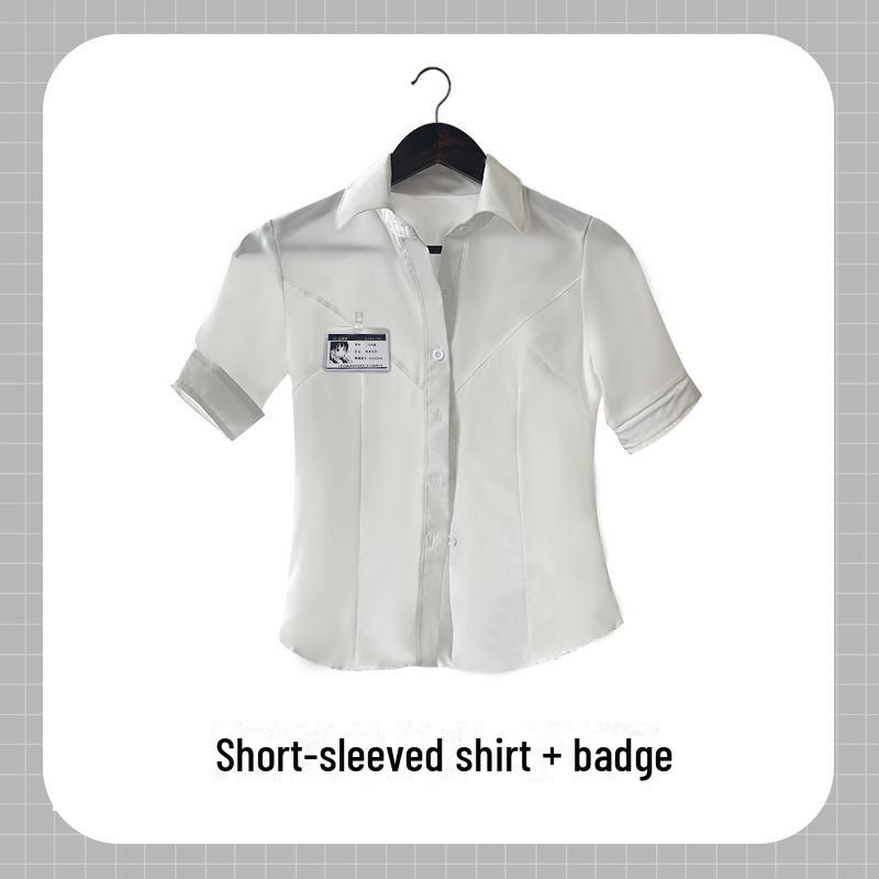 Xianyi Japanese Style Pleated Skirt & Short-Sleeved Shirt JK Uniform for Women