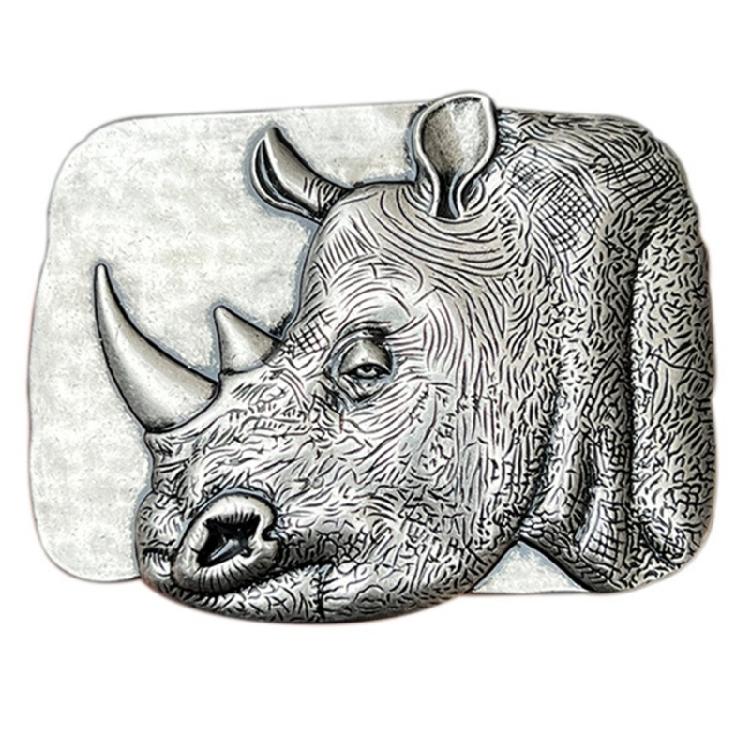 

Retro Rhinoceros Waist Belt Buckle Combining Durability Modern Charm And Daily Comfort For Daily Activity 1