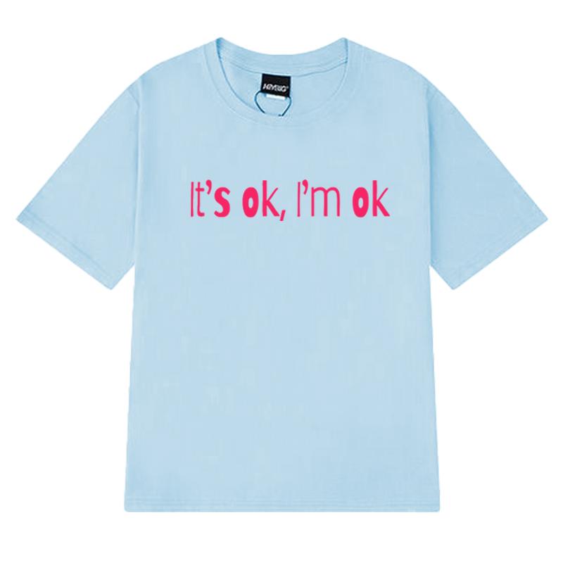 Hot Singer Tate McRae Its Ok, Im Ok Music T Shirt Men Women Fashion Y2k Short Sleeve T-shirts Unisex Oversized 100% Cotton Tops