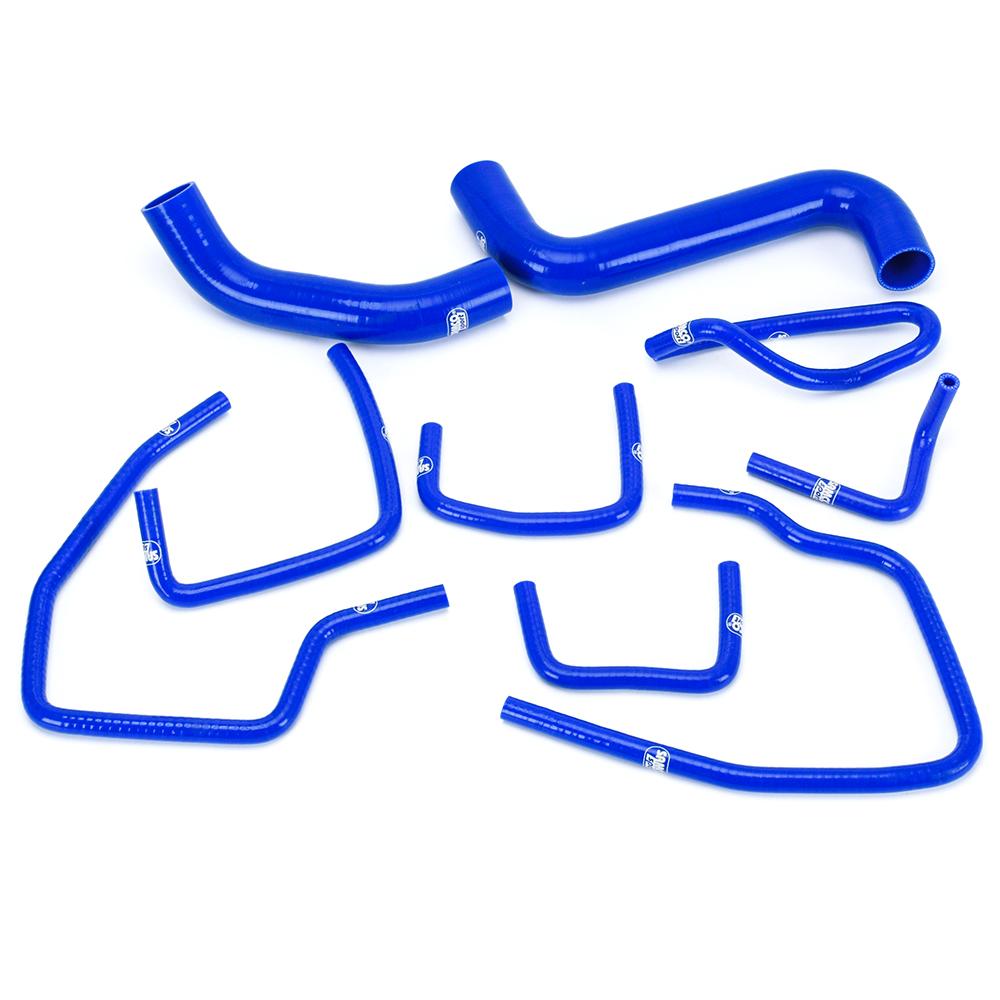 

Синий и желтый, 10 шт., силиконовый шланг охлаждения радиатора для Subaru Impreza WRX 2.0T EJ205 EJ20 GDB GD 2001-2006 годов с логотипом PQY